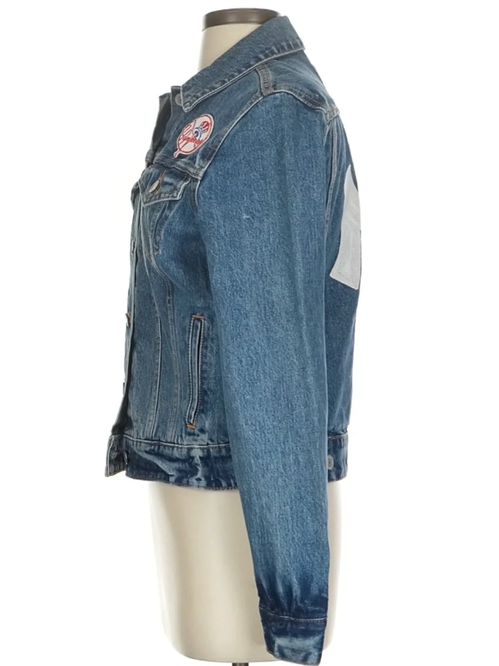 New Levi’s x MLB New York Yankees Denim Trucker Jacket S Officially Licensed